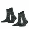 ESPRIT Socken Fine Stripe 2-Pack
