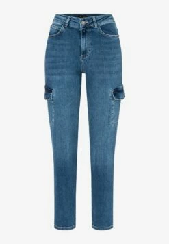 Blue Denim Cargo Slim Leg