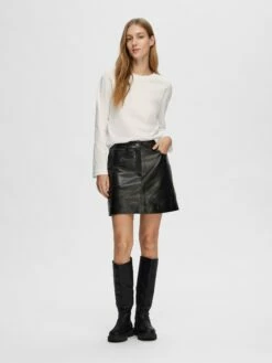 SLFBEATRICE MW MINI LEATHER SKIRT B -Dodenhof Shop 966b1d6b091cbc56700330456e39cfcaf3071c2e 7200912083 179099 05
