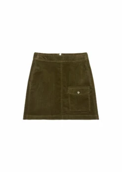 Cordrock Mit Aufgesetzter Tasche