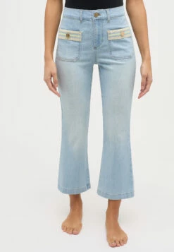 Hose "Cropped Pocket Bootcuts"