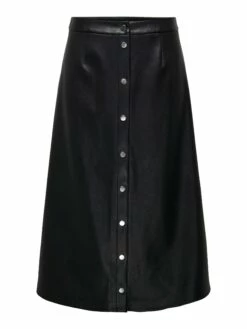 ONLY ONLBELLA A-SHAPE FAUX LEATHER SKIRT OTW