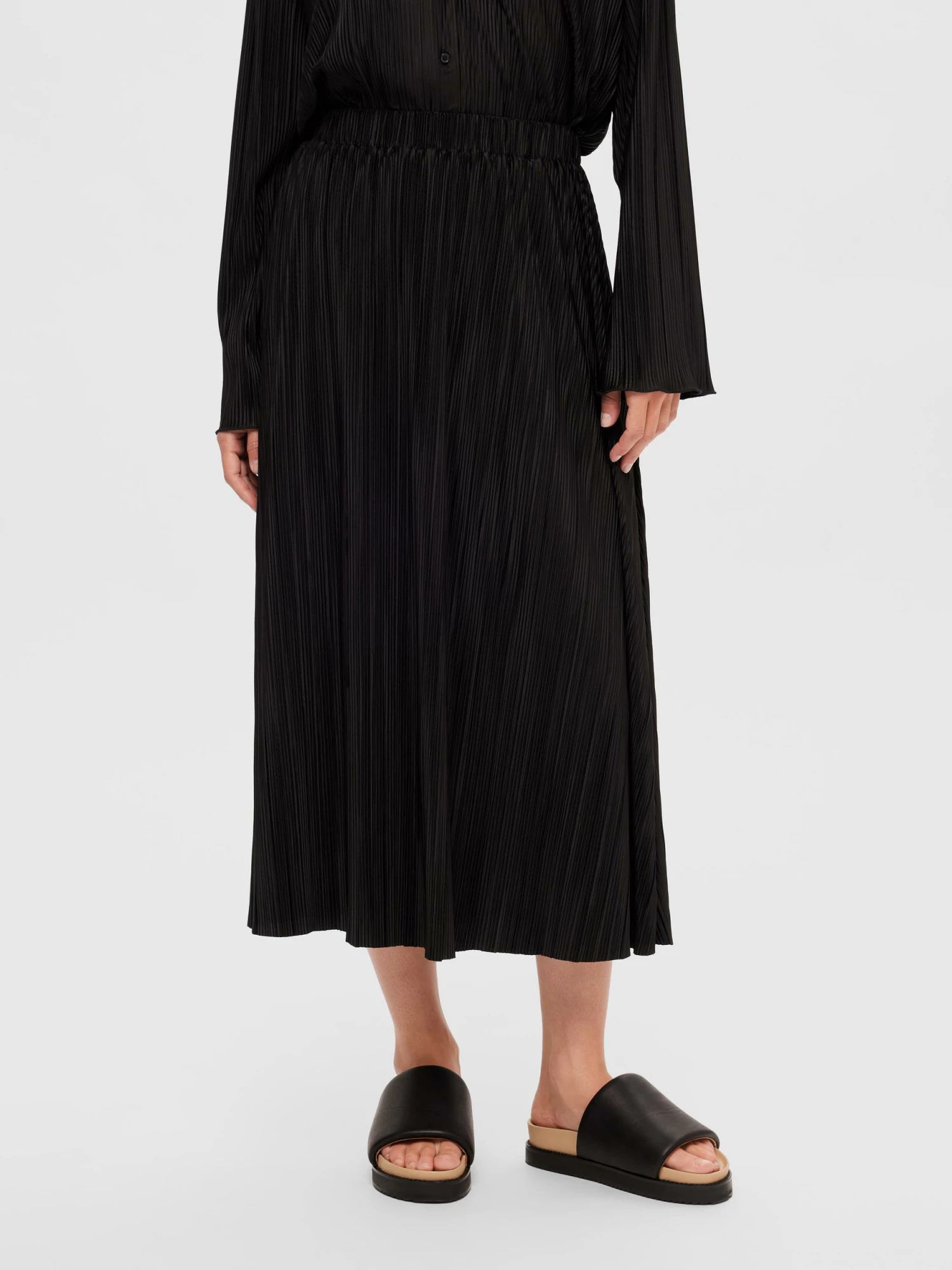 SLFSIMSA MIDI PLISSE SKIRT NOOS 2 SLFSIMSA MIDI PLISSE SKIRT NOOS – Bild 2